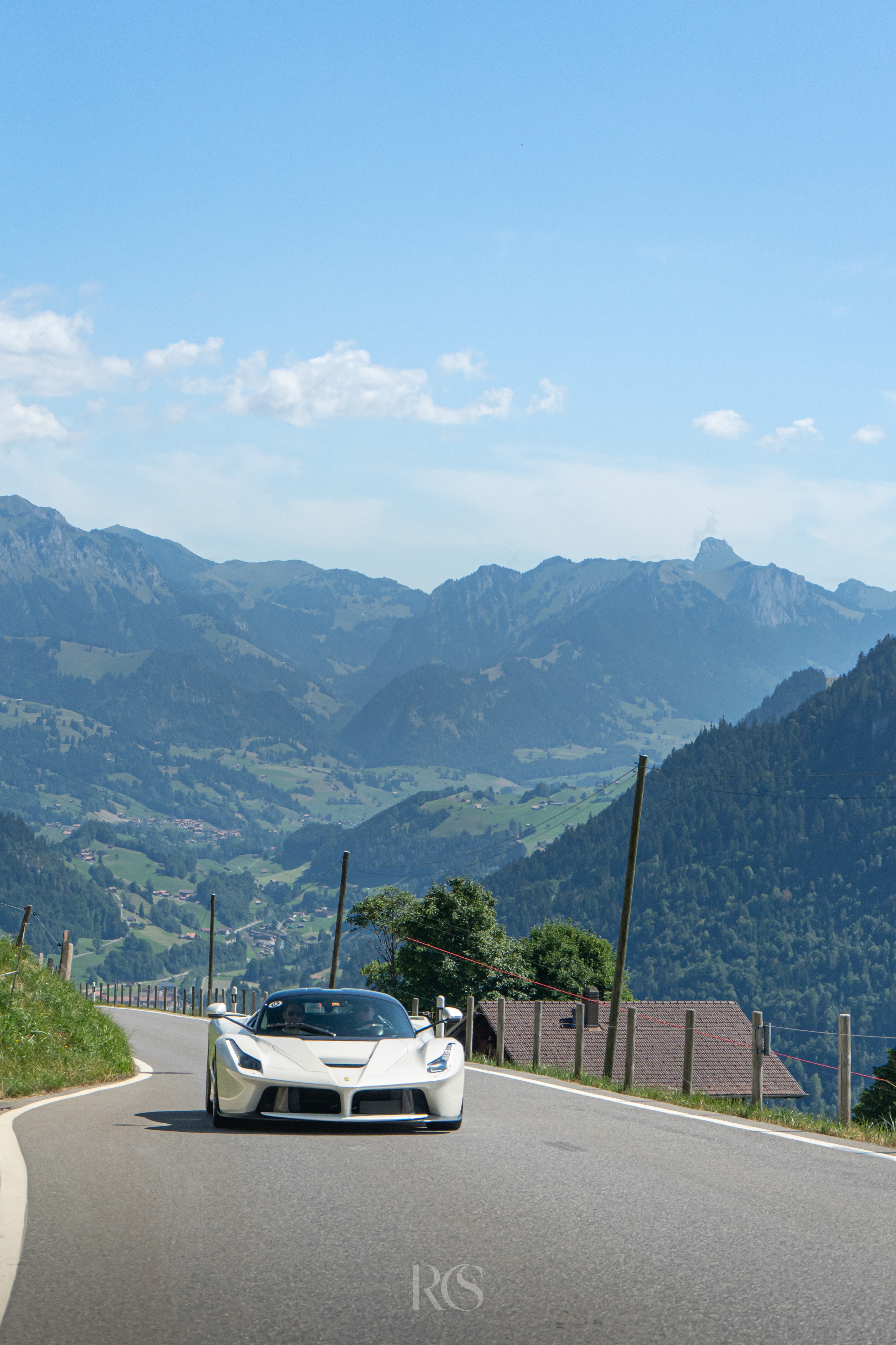 LaFerrari en séance photo supercar, Suisse